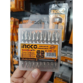 Mua BỘ MŨI VÍT BAKE 2 ĐẦU 10 CÁI PH2 PZ2X65MM INGCO SDB21HZ133 - HÀNG CHÍNH HÃNG