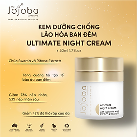Kem dưỡng chống lão hóa ban đêm Ultimate Night Cream 50ml - The Jojoba Company