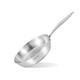 Chảo rán inox liền khối cao cấp KALITE ECO, inox 304, đáy 3 lớp