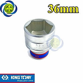 Mua Tuýp 36mm 1/2 Kingtony 433536M loại ngắn 6 cạnh màu trắng