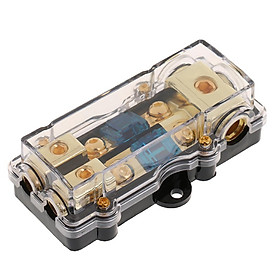 Car Stereo Audio Inline Fuse Holder Distribution Block 4 6  Out