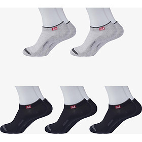 Combo 5 Đôi Tất Nam Vớ Nam Cổ Ngắn Sợi Cotton Cao Cấp Chống Hôi Chân, Không Xù, Không Bai Dão (Mix Màu)