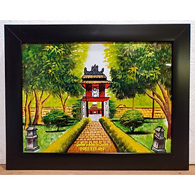 Mua TRANH SƠN MÀI KHẢM TRAI  ỐC- PHONG CẢNH HÀ NỘI