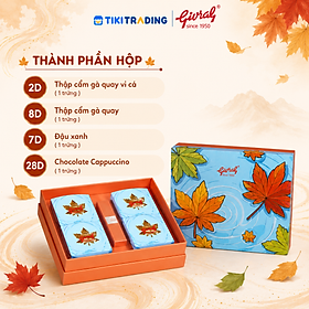 [Hộp 4 bánh 150gr] Bánh Trung Thu Givral Tết Đoàn Viên 4