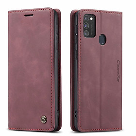 Bao da cao cấp dành cho SamSung Galaxy M21 dạng ví chính hãng Caseme - Hàng Nhập Khẩu