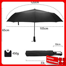 Mua Ô Tự Động Gấp Gọn - Dù Che Nắng - Dù Che Mưa Tự Động - Loại 10 Nan - Giao Màu Ngẫu Nhiên - Loại Tốt