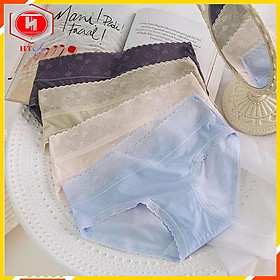 Set 5 Chiếc Quần Lót Su Nữ Nâng Mông Kháng Khuẩn - Quần Lót Nữ Viền Ren Không Đường Viền - Quần Lót Nữ Cao Cấp