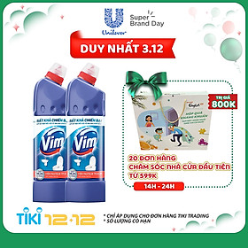 Combo 2 Chai Vim Diệt Khuẩn Xanh Biển Bất Khả Chiến Bại 900ml