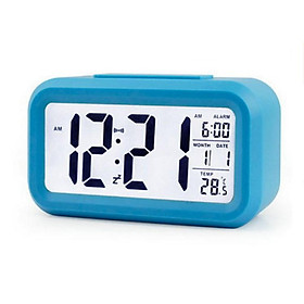 Mua Đồng hồ để bàn điện tử kiêm lịch và nhiệt kế ZX (Xanh)