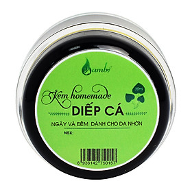 Kem diếp cá ngừa mụn giảm thâm dành cho da nhờn Bambi 30ml