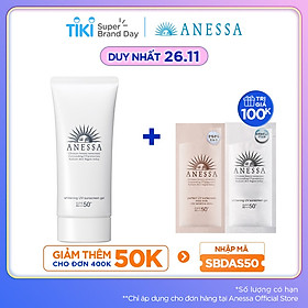 Kem chống nắng dưỡng trắng dạng gel Anessa Whitening UV Sunscreen Gel 90g