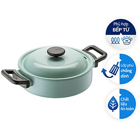 Nồi Decor Lock&Lock LDE1244IH Hai Tay Cầm (24cm) - Màu Mint