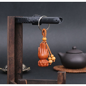 MÓC KHÓA  GỖ ĐIÊU KHẮC 3D  HÌNH PHẬT   - Móc khóa gỗ loại gỗ xịn chống nước cực đẹp  - moc khoa xe  -  Móc Khóa Gỗ Đẹp Và Độc Đáo