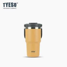 Cốc giữ nhiệt TYESO TS-8826 600ML bằng thép không gỉ 304 tay cầm công thái học Chống tràn & Giữ nhiệt 12 tiếng
