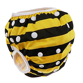 Reusable Baby Swim Diaper Adjustable Summer Mesh Cartoon Swimming Nappy Pants