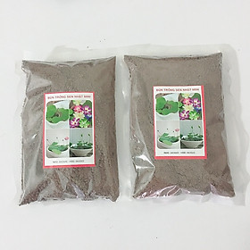 Combo 02 Gói Bùn Khô Chuyên Dùng Trồng Hoa Sen Mini Nhật - Sạch Nấm, Giàu Chất Dinh Dưỡng Cho Sen Mini Ra Hoa Sau 3 Tháng Trồng