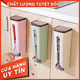 Hộp Đựng Túi Nilon Dạng Rút Dán Tường Tiện Lợi Còn Hàng