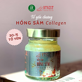 Đặc sản Khánh Hòa - Yến Chưng Hồng Sâm Collagen 70ml (Hủ lẻ) DT NEST/ DT FOOD