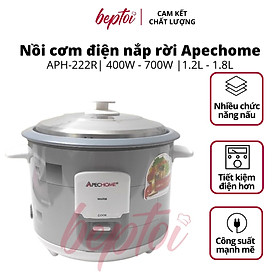 Mua Nồi cơm điện nắp rời Apechome APH-222R 1.8 Lít - Hàng Chính Hãng