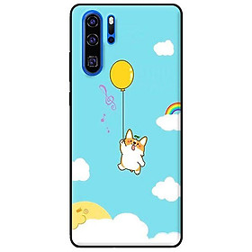 Ốp lưng in cho Huawei P30 Pro Cún Và Bóng Bay - Hàng chính hãng