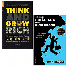 Combo 13 Nguyên Tắc Nghĩ Giàu Làm Giàu - Think And Grow Rich và Những Cuộc Phiêu Lưu Trong Kinh Doanh