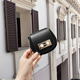 Túi đeo chéo mini nữ thời trang dễ thương, dây xích da mềm giá rẻ GL26