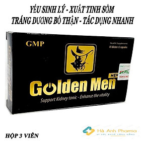 Golden Men new bổ thận ngừa xuất tinh sớm yếu sinh lý - rối loạn cương dương tăng cường sinh lý nam