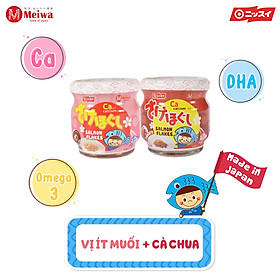 Combo 2 lọ ruốc cà hồi Meiwa cho bé và gia đình