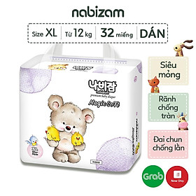 Tã Bỉm Dán Nabizam Magic Soft Nội Địa Hàn Êm Mỏng