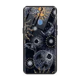 	 Ốp lưng kính cường lực hình thư pháp phong thủy trừu tượng dành cho điện thoại Oppo F11 Pro/ F11/ F9/ F1S/ a9 2020/ A7/ A5S/ A3S/ Realme C1/ Realme 2 - Hàng chính hãng