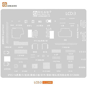 Mua Vỉ làm chân IC màn cho iPhone 6S - 14 Pro Max LCD3 hãng AMAOE