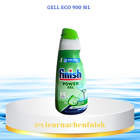 Gel rửa bát Finish Eco 0% 900ml Nhập khẩu EU dùng cho máy rửa bát, nước rửa bát finish hữu cơ 900 ml