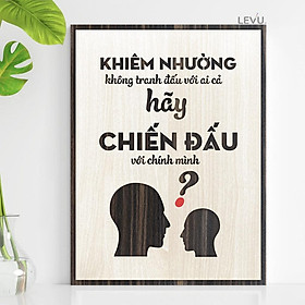 Tranh treo tường câu nói hay ý nghĩa trong công việc và học tập TBIG018