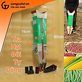 Máy tra hạt, Dụng cụ tra hạt, gieo hạt đôi cầm tay tự động ID520