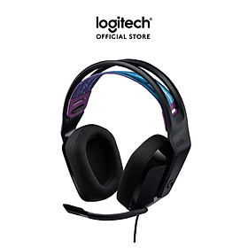 Tai Nghe game có dây Logitech G335 - Mic gập để Mute, Jack 3.5mm