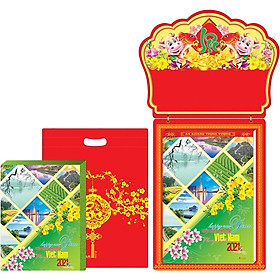 Lịch Bloc Gia Vũ Siêu Siêu Đại (35x50 cm) - Phong Cảnh Việt Nam