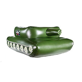 Phao Bơi Xe Tăng Bắn Nước Inflatable Tank Pool size lớn 160x110x60cm