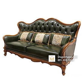 Bộ Sofa Gỗ Phòng Khách Nhập Khẩu Tân Cổ Điển SF412