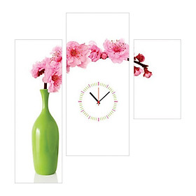 Đồng Hồ Tranh Bình Hoa Tết