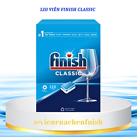 Hộp 120 viên rửa chén Finish Classic Dishwasher Tablets PTT09444