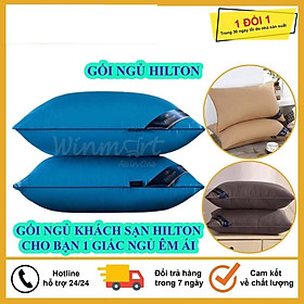 Combo 2 Gối Ngủ Cao Cấp  Bộ Gối Ngủ Chuyên Dành Cho Khách Sạn, Resort Cực Kỳ Êm Ái, Cho Bạn Giấc Ngủ Cực Sâu