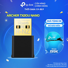 Bộ Chuyển Đổi USB WiFi TP-Link Archer TX20U / TX20U Nano / TX20 Plus WiFi 6 Băng Tần Kép AX1800 - Hàng Chính Hãng