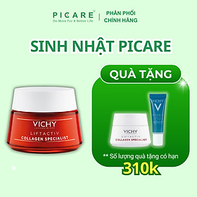 Kem Dưỡng Ngăn Lão Hóa, Sáng Da Vichy Collagen Liftactiv Collagen Specialist Chuyên Biệt (50ml)