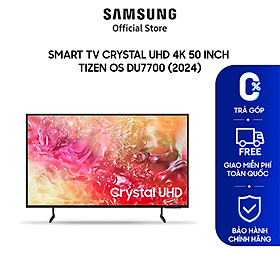 Smart Tivi Samsung Crystal UHD DU7700 4K Tizen OS - Hàng chính hãng
