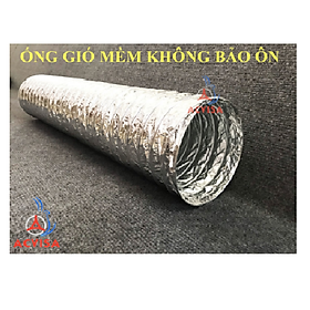 Ống gió mềm nhôm (ống bạc) Ø100 mm loại dày (2 mét/ Hộp) 