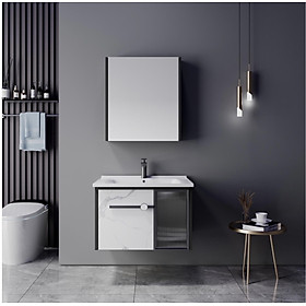 Mua Bộ tủ lavabo treo tường bằng gỗ cao cấp