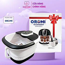 Máy massage chân tự động OROMI ORM-KW610/ORM-610H - Mát-xa thư giãn cao cấp có sục khí, hồng ngoại