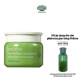 Kem Dưỡng Ẩm Từ Trà Xanh Đảo Jeju Innisfree Green Tea Balancing Cream EX 50ml