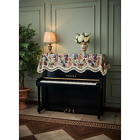 Khăn phủ đàn piano cơ đàn piano điện tử 88 phím sang trọng cổ điển giáng sinh noel năm mới Tết - Hàng chính hãng