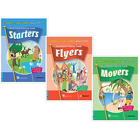 Combo Richmond Practice Tests Starters + Flyers + Movers - Bản Quyền